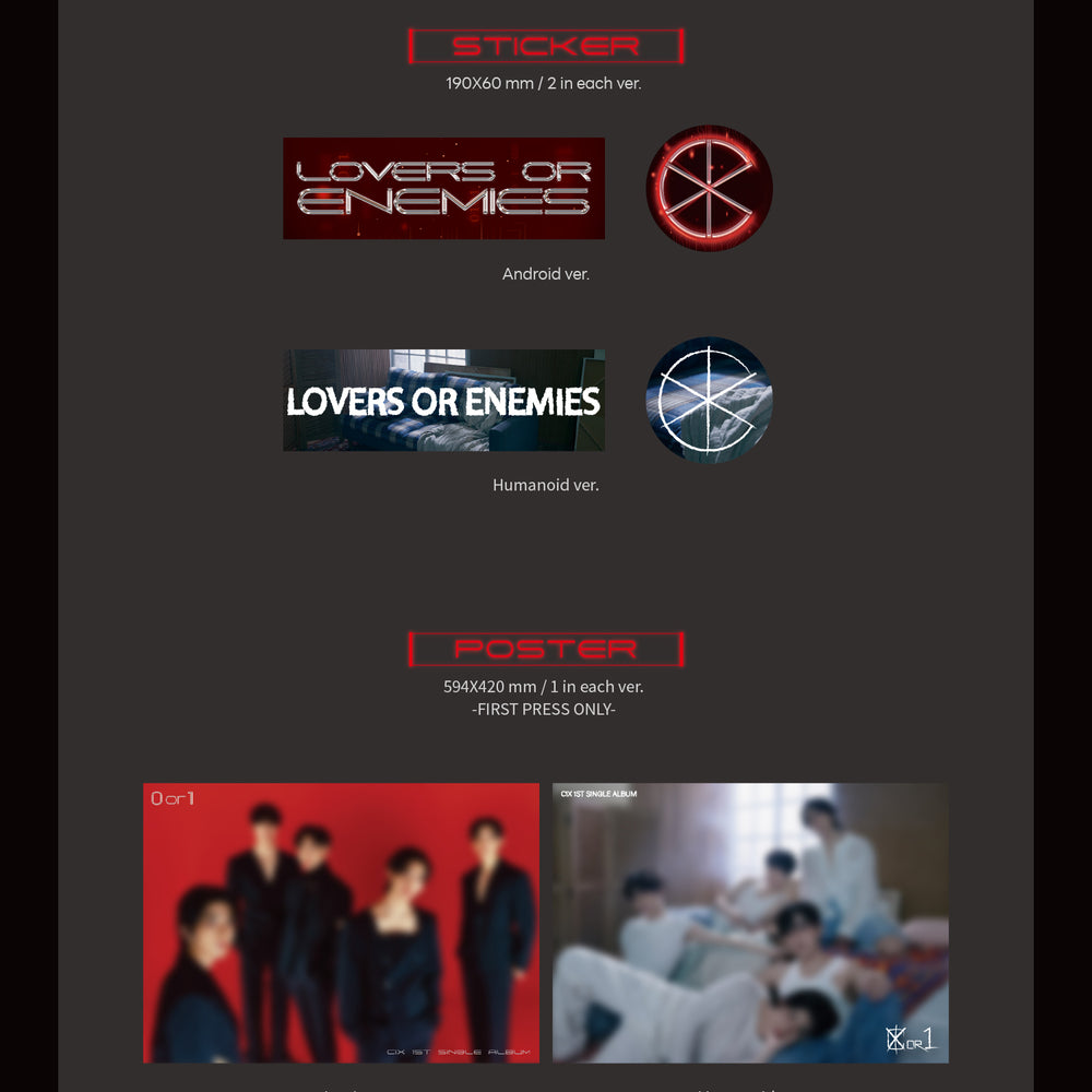CIX - 0 OR 1 : 1st Single Album