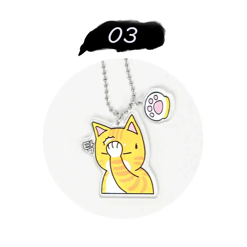 My Daughter Is a Zombie - Acrylic Keyring - Webtoon Friends - Keychains - Harumio