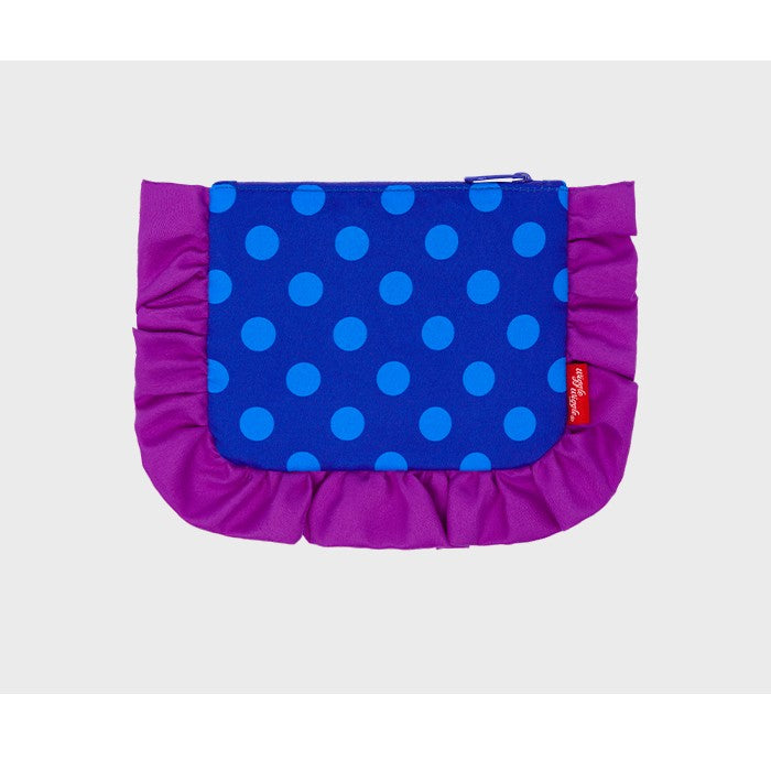 Wiggle Wiggle - Frilled Pouch (Lucky Puppy Purple Dot)