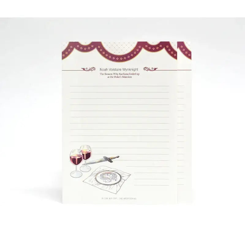 The Reason Why Raeliana Ended Up at the Duke's Mansion - Stationery Set - Soone Content - Stationery - Harumio