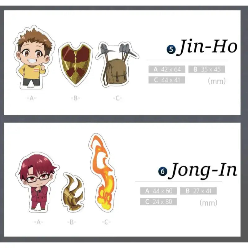 Solo Leveling - Acrylic Magnet Set - Soone Content - Acrylic Magnet - Harumio