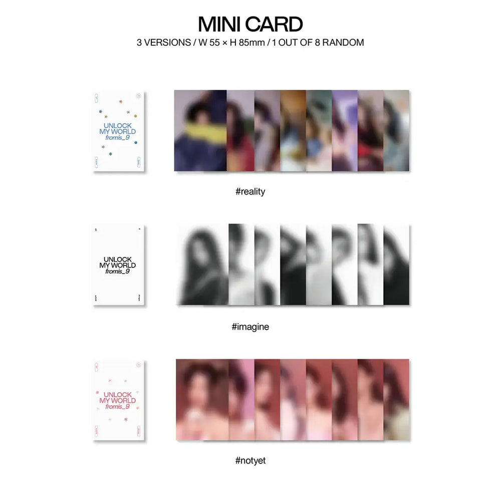 Fromis_9 - Unlock My World : 1st Album - Fromis_9 - Album - Harumio