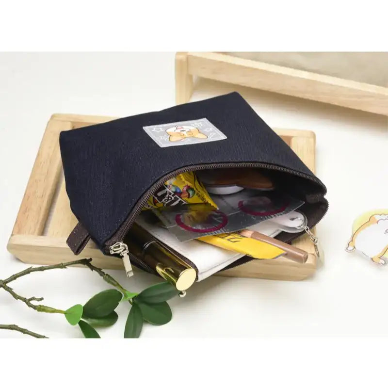 Welshcorgi Mr.Lee - Label Pouch - Soone Content - Pouch - Harumio