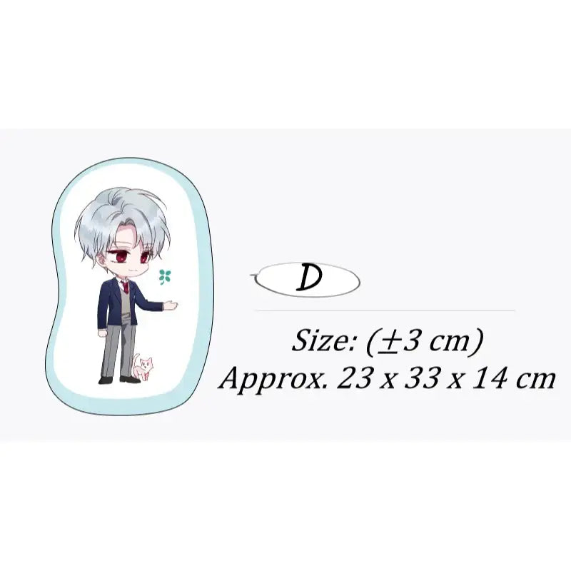 Seduce the Villain's Father - Shaped Cushion - Soone Content - Cushions - Harumio