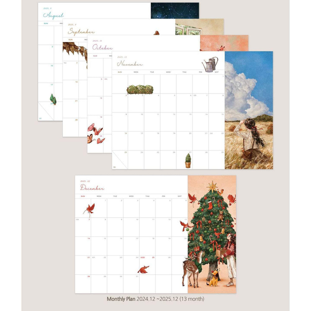 2025 AEPPOL Forest Girl Diary : Planner and Calendar (tumblbug) - AEPPOL - Manhwa - Harumio