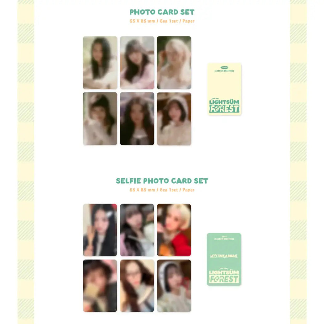 LIGHTSUM - 2025 Season's Greetings (LIGHTSUM FOREST) - Cube Entertainment - Merchandise - Harumio