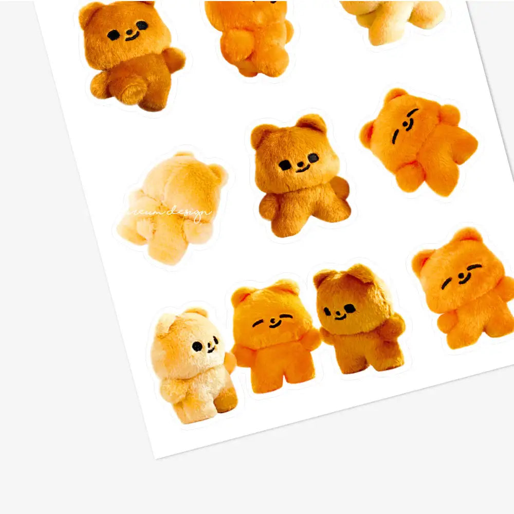 Pureureum Design - Cupid Bear Mini Doll Transparent Sticker - Pureureum Design - Home & Living, Accessories - Harumio