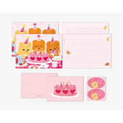 Pureureum Design - Cupid Bear Birthday Cake Stationery Set - Pureureum Design - Home & Living, Accessories - Harumio