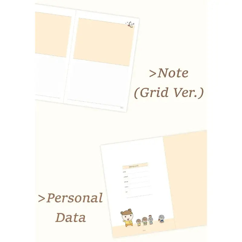 Maru Is a Puppy - Monthly Planner - Webtoon Friends - Planner Books - Harumio