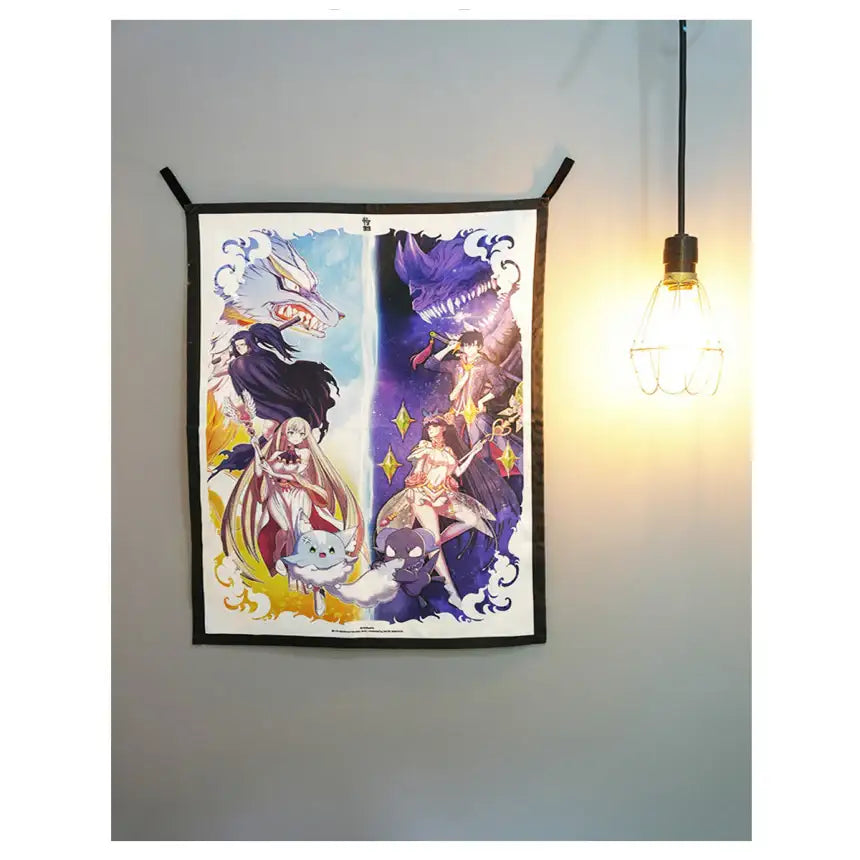 +99 Reinforced Wooden Stick - Fabric Poster - Webtoon Friends - Home & Living, Accessories - Harumio