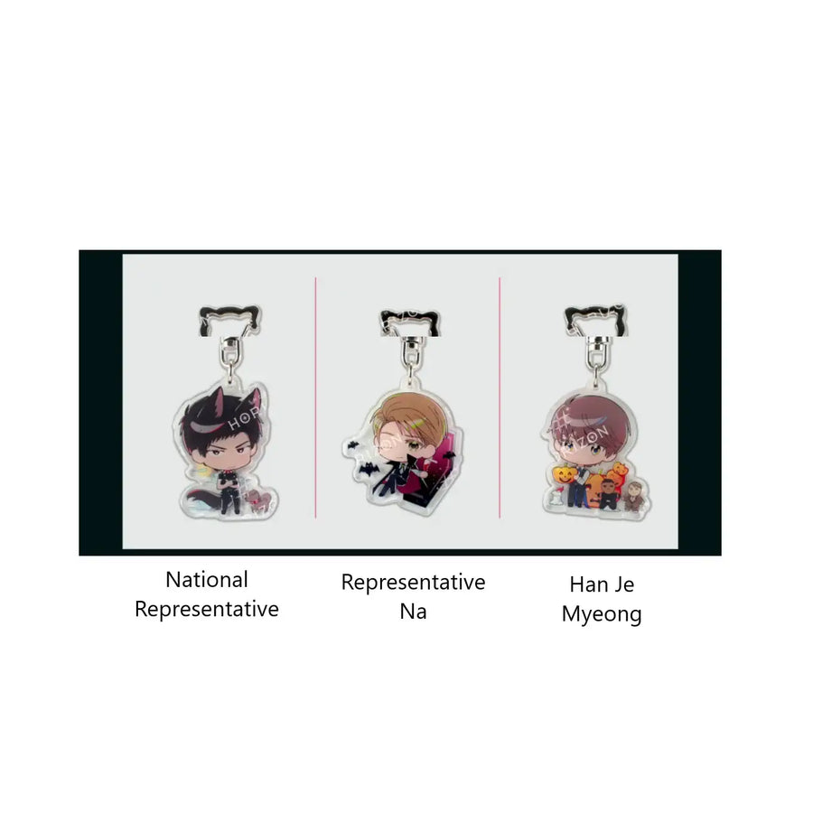 Winter Horror Land - Perfect Acrylic Keyring - Winter Horror Land - Keyring - Harumio