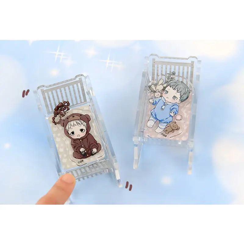 I Don't Want This Kind Of Hero - Rocking Crib Acrylic Stand + Charm Set - Webtoon Shop - Acrylic Stand - Harumio