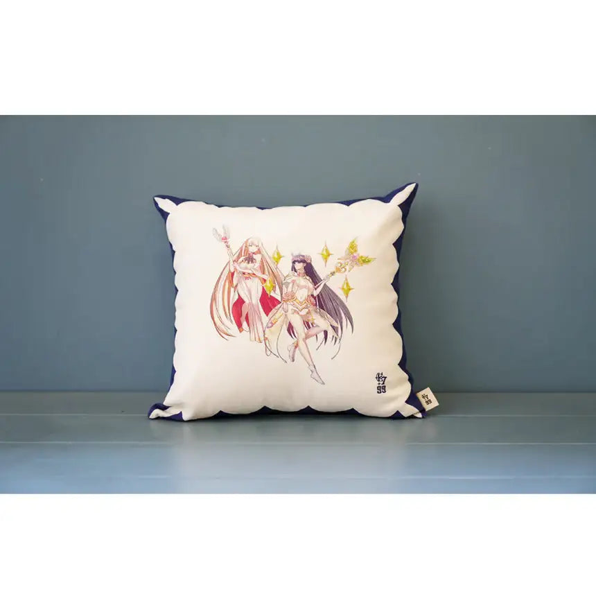 +99 Reinforced Wooden Stick - Arkasus & Urus Cushion - Webtoon Friends - Home & Living, Accessories - Harumio