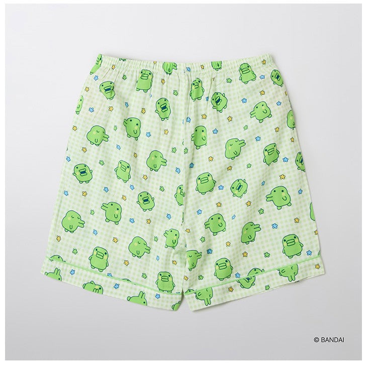 SPAO x Tamagotchi - Short Sleeve Pajamas Set (Green) - SPAO - Pajamas - Harumio