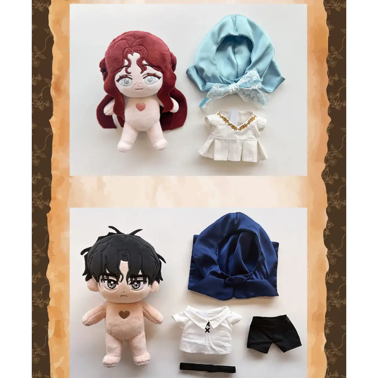 Under the Oak Tree - Plush Doll Set - Under the Oak Tree - Home & Living, Accessories - Harumio