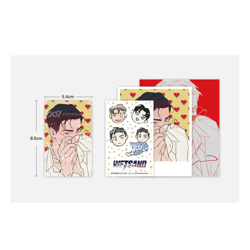 Wet Sand - Glasses Photo Card Set - Do7 Entertainment - Photocard - Harumio