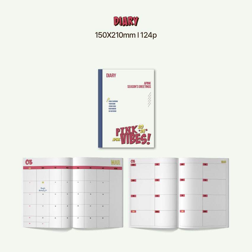 Apink - 2025 Season's Greetings (Pink Vibes) - IST Entertainment - Merchandise - Harumio