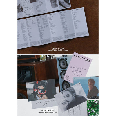 BTS V - Layover : 1st Solo Album (Weverse + Photobook Version)