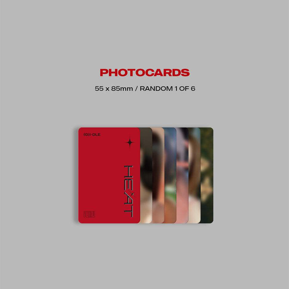 (G)I-DLE - Heat : Digipack (Member Version - Random) - Cube Entertainment - Album - Harumio