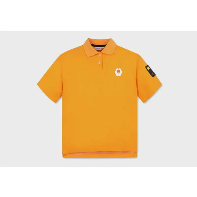 Wiggle Wiggle X Golden Bear - Short Sleeve Polo Crop Shirt - Wiggle Wiggle - T-shirt - Harumio