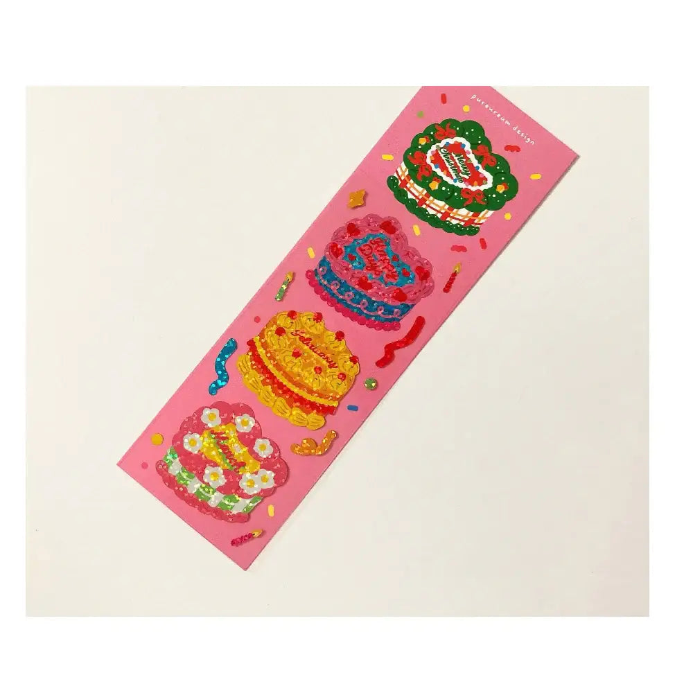 Pureureum Design - Calendar Cake Part 1 Hologram Sticker - Pureureum Design - Home & Living, Accessories - Harumio