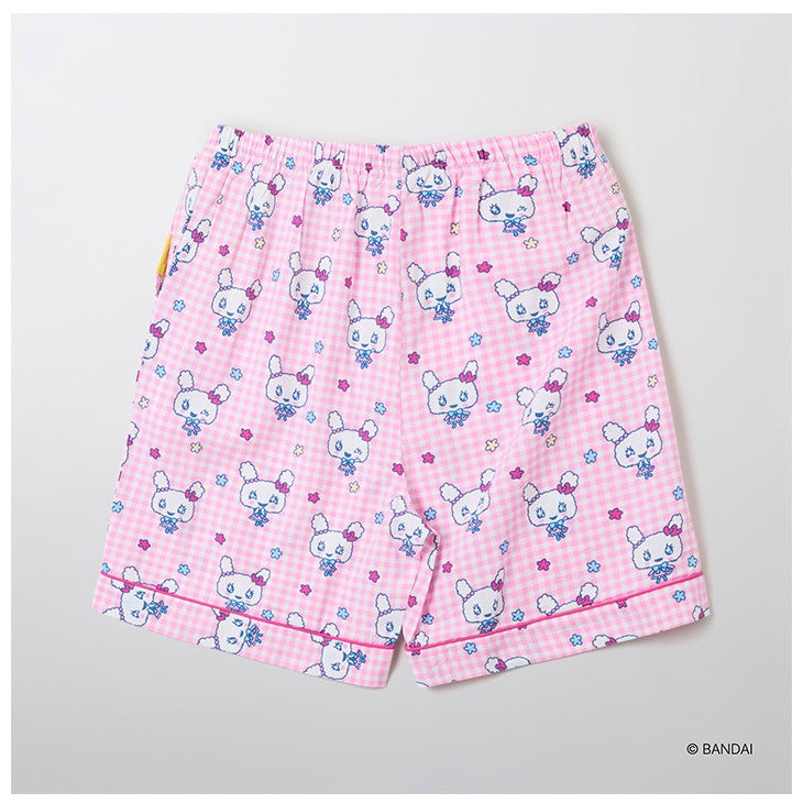 SPAO x Tamagotchi - Short Sleeve Pajamas Set (Pink) - SPAO - Pajamas - Harumio