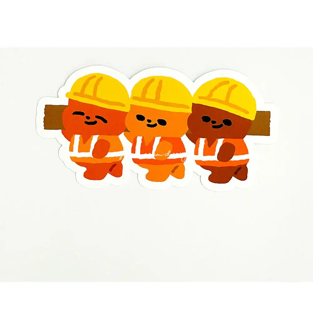Pureureum Design - Cupid Bear Construction Site Removable Piece Sticker Set - Pureureum Design - Home & Living, Accessories - Harumio