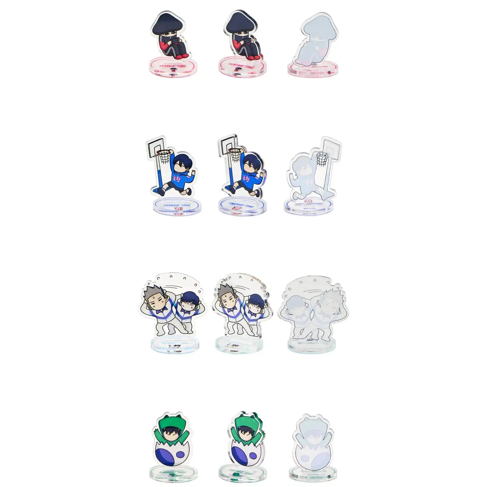 Garbage Time - Random Mini Acrylic Stand - Webtoon Friends - Acrylic Stand - Harumio
