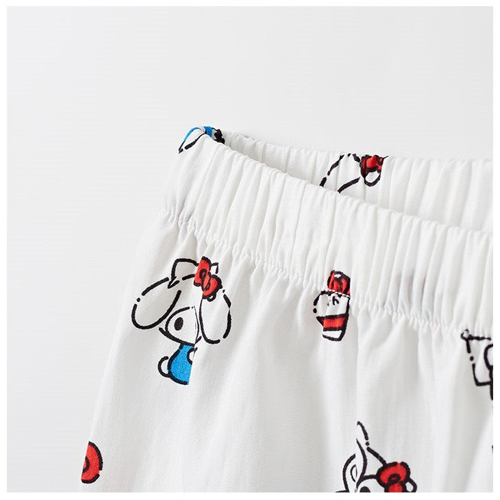 SPAO x Sanrio - Sanrio Friends Short Sleeve Pajamas Set