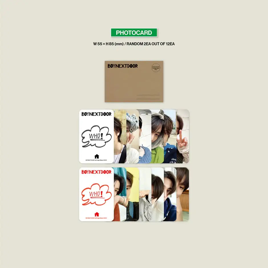 BOYNEXTDOOR - WHO! : 1st Single Album - BOYNEXTDOOR - Album - Harumio