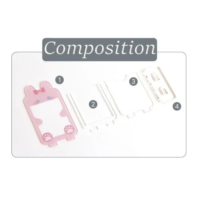 Webtoon Shop - DIY Acrylic Steamer Holder Stand - Webtoon Shop - Acrylic Holder Stands - Harumio