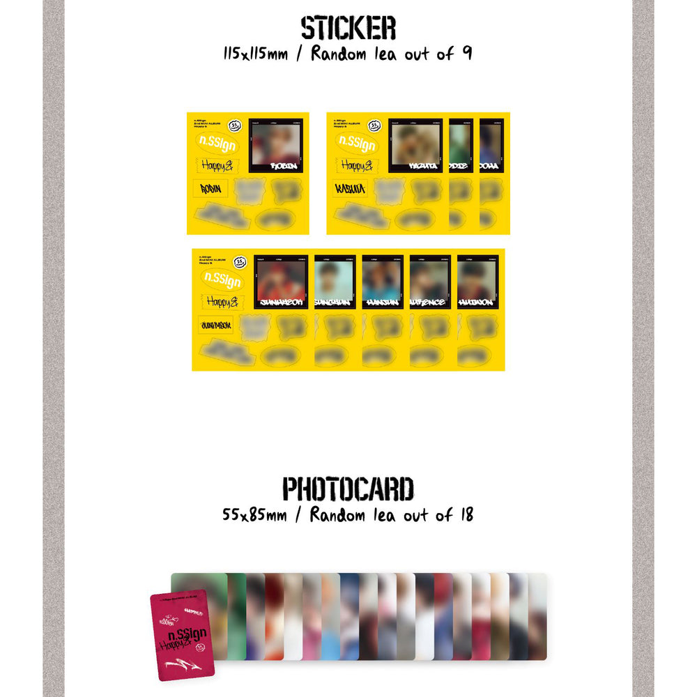 n.SSign - Happy & : 2nd Mini Album (Digipack)