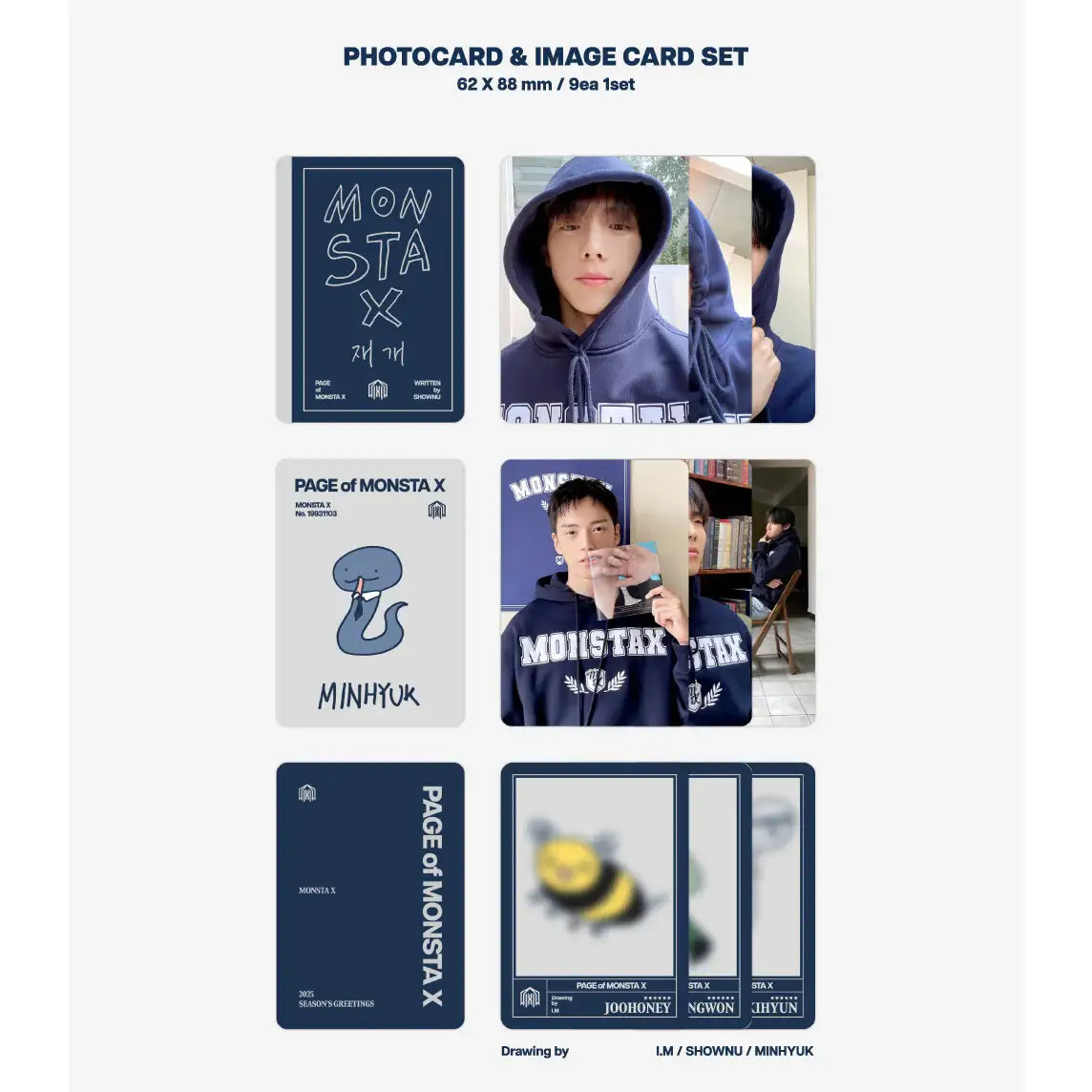 MONSTA X - 2025 Season's Greetings (PAGE of MONSTA X) - Starship Entertainment - Merchandise - Harumio