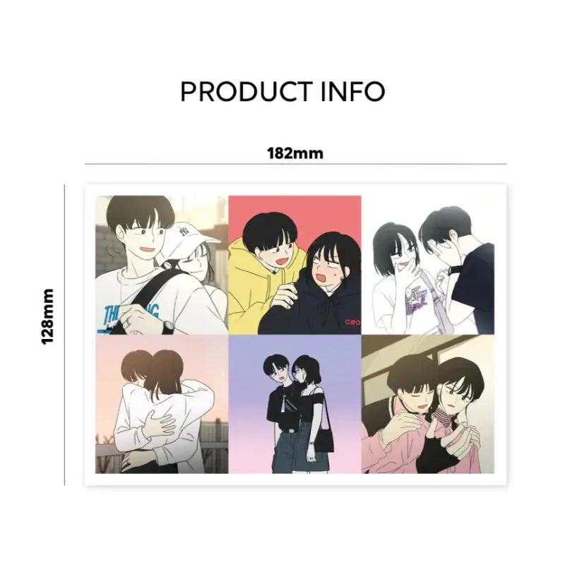 Love Revolution - Gong Joo-young & Wang Ja-rim Sticker Pack - Webtoon Friends - Stickers - Harumio