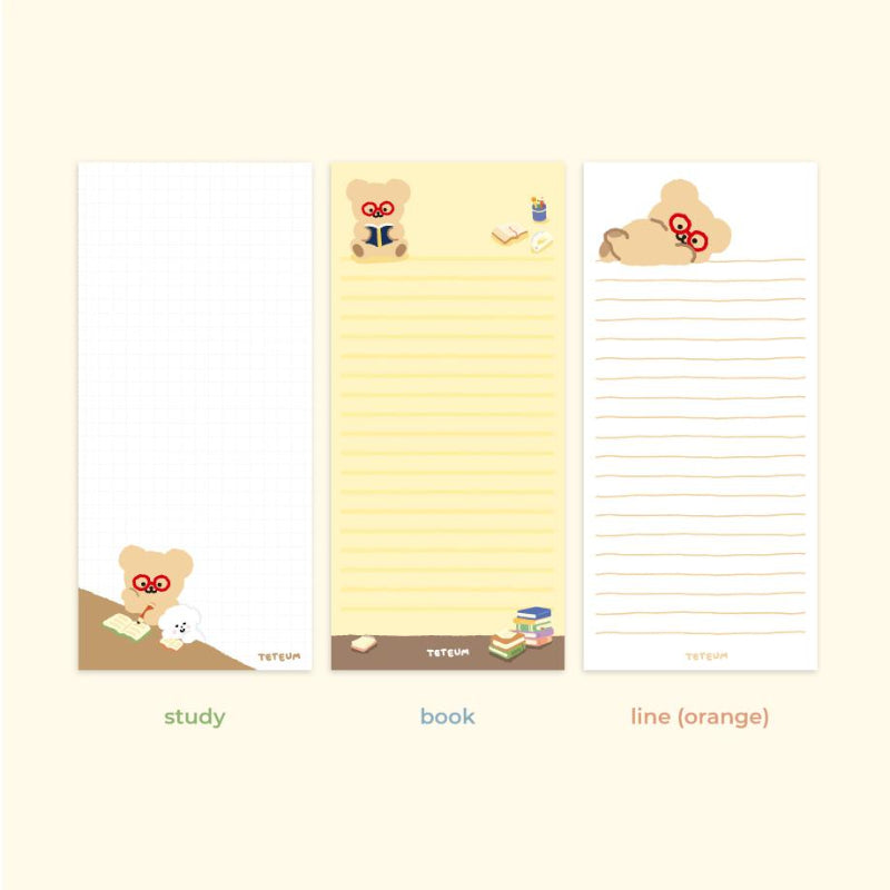 Teteum - Long Memo Pad 2