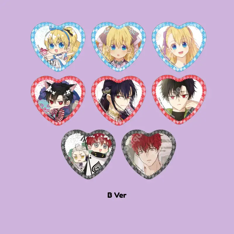 Who Made Me a Princess x Toonique - Heart Can Badge Set (Random) - Toonique - Can Badge - Harumio