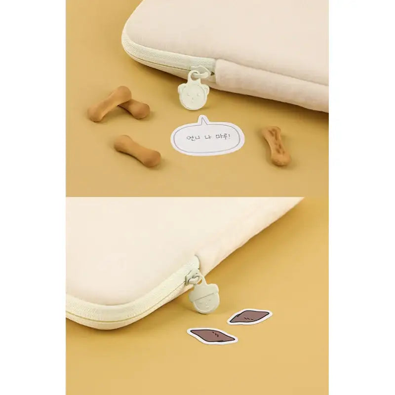 Maru Is a Puppy - Laptop Pouch - Webtoon Friends - Tablet Pouch - Harumio