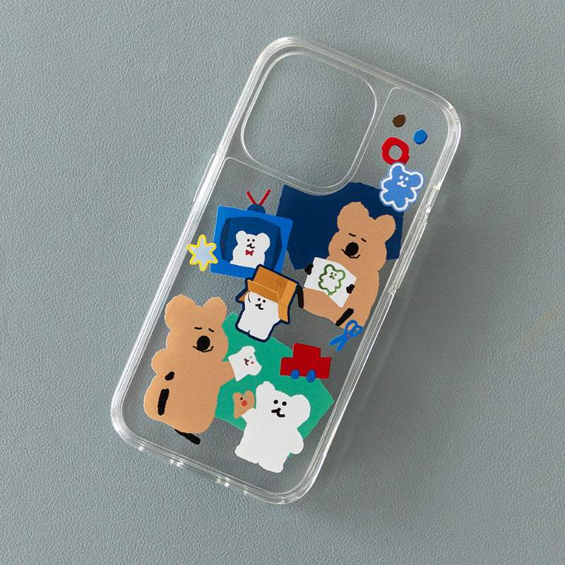 Dinotaeng - Boxville Sticker iPhone Clear Case - Dinotaeng - Phone Cases - Harumio
