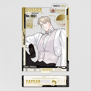 Rose and Champagne Caesar Dress-Up Acrylic Stand