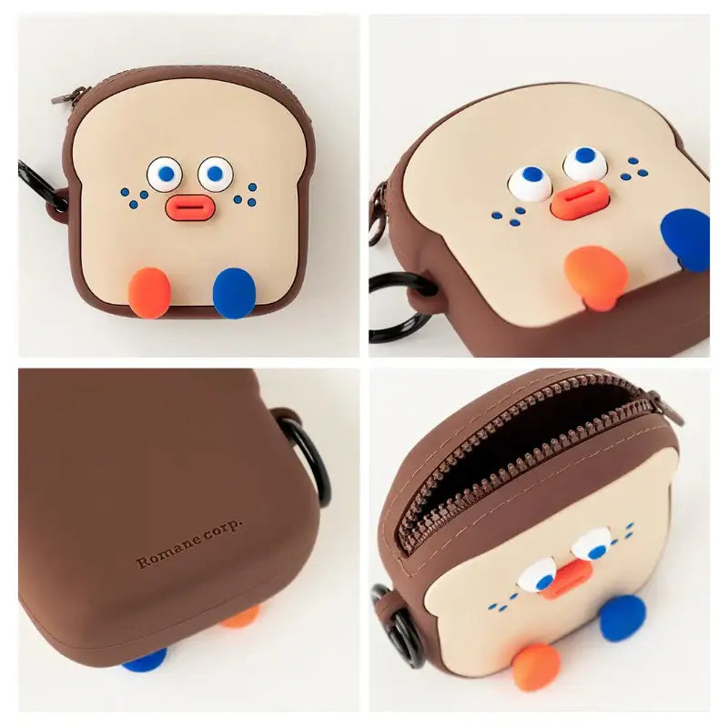Romane - Toast Mini Silicone Pouch - Romane - Pouches - Harumio
