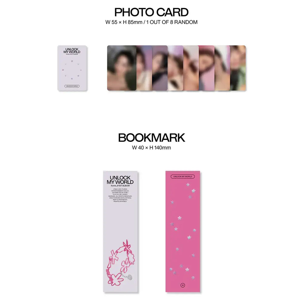 Fromis_9 - Unlock My World : 1st Album (Compact Version) - Fromis_9 - Album - Harumio