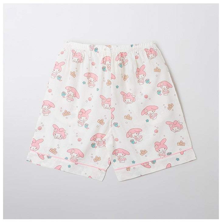 SPAO x Sanrio Characters - Short Sleeve Pajamas Set (Pink) - SPAO - Pajamas - Harumio