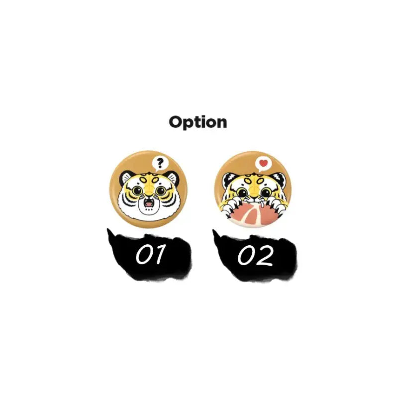 Tiger Brother - Round Griptok - Webtoon Friends - Griptoks - Harumio