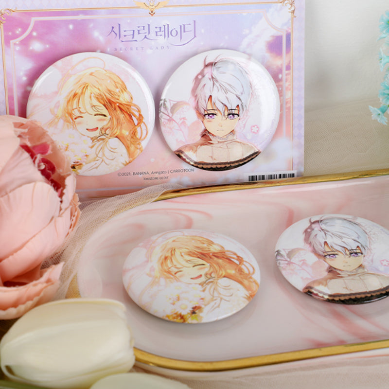 Secret Lady - Can Badge Set