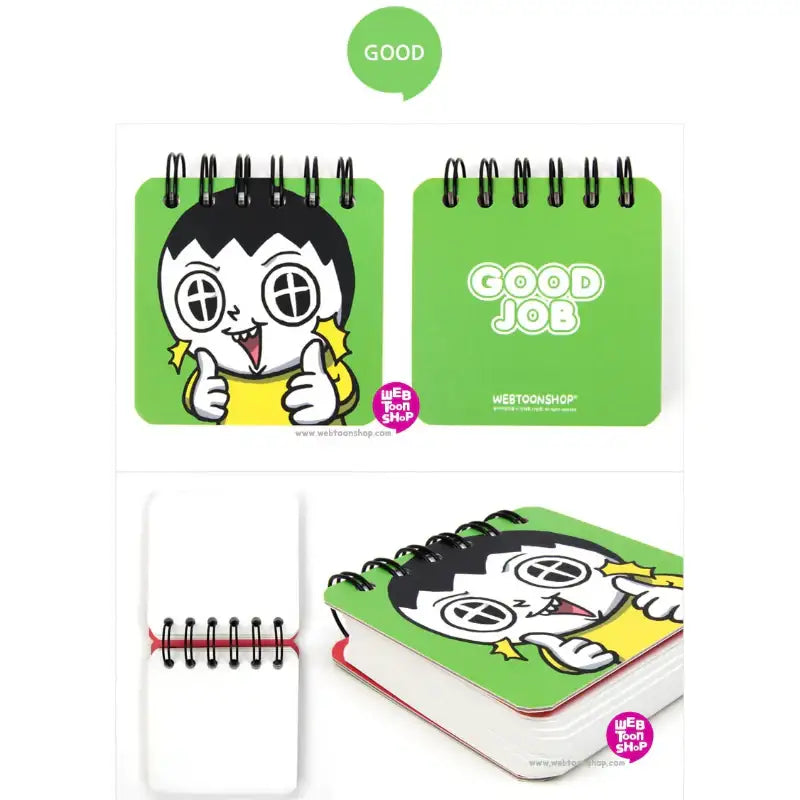 Don't Let Go of the Mental Rope - Spring Note - Webtoon Shop - Notebooks - Harumio