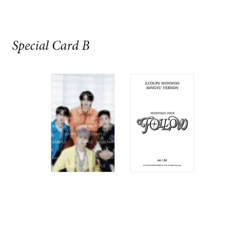 SEVENTEEN - Follow - Trading Card Set - SEVENTEEN - Collectible Trading Cards - Harumio
