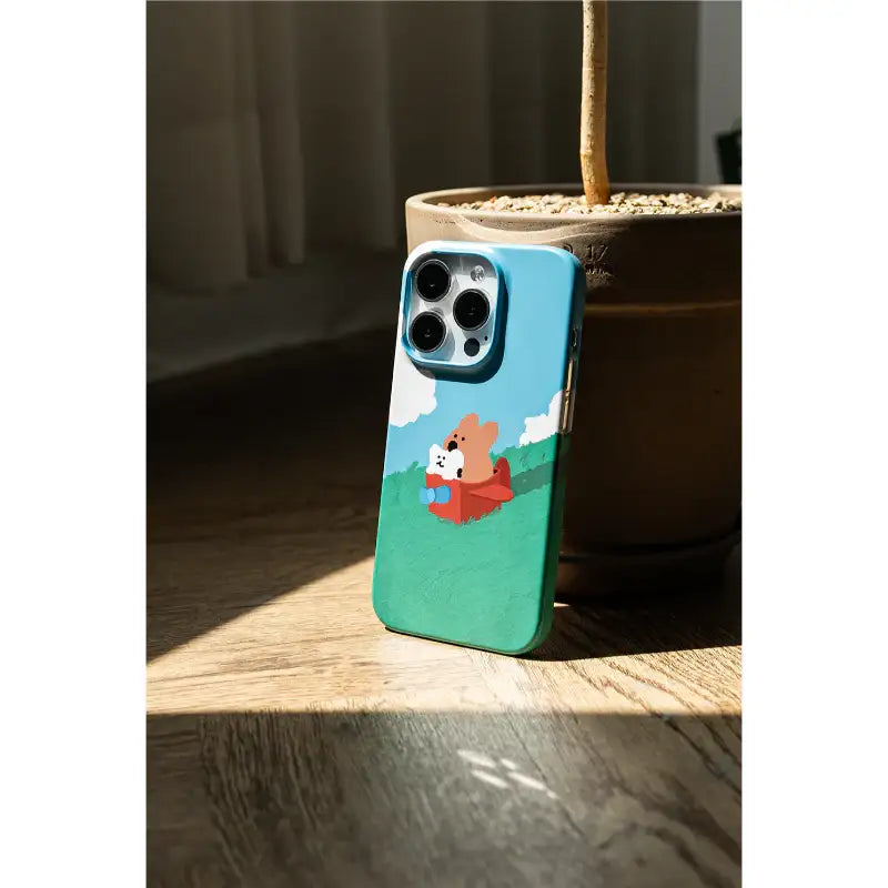 Dinotaeng - Little Pilots iPhone Hard Case - Dinotaeng - Phone Cases - Harumio