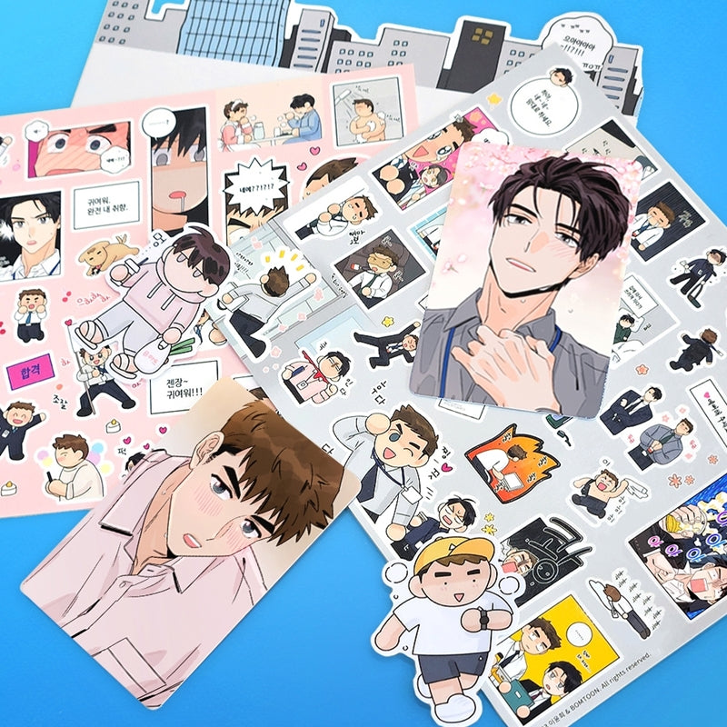Flirting 9 to 6 - Sticker Set - Lezhin - Stickers - Harumio