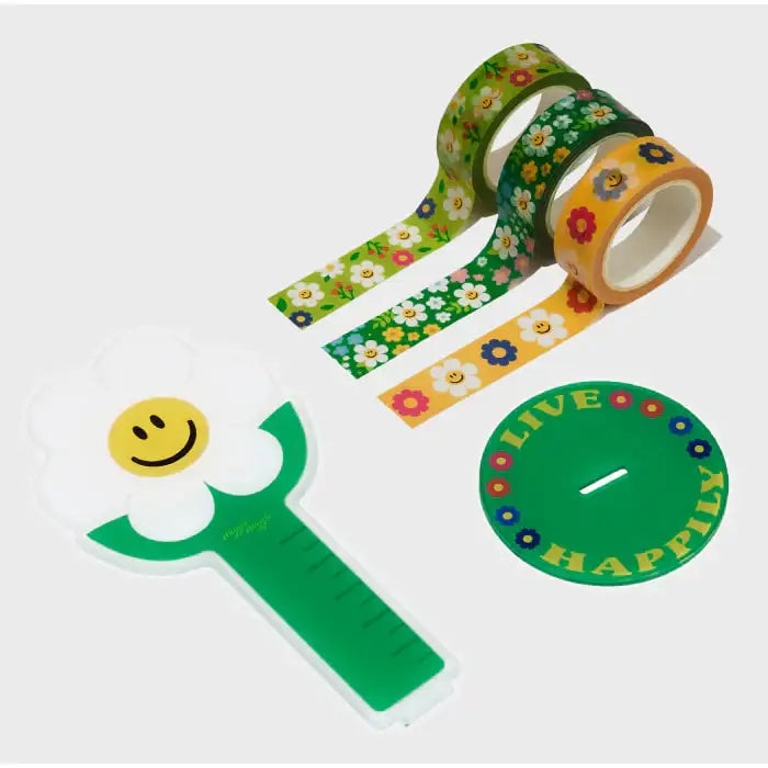 Wiggle Wiggle - Spring Garden Masking Tape 3 Types SET - Wiggle Wiggle - Masking Tape - Harumio