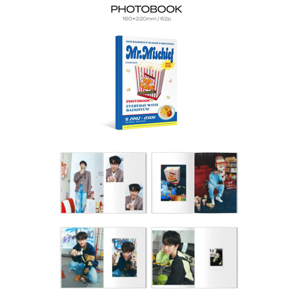 BAEKHYUN - 2025 Season's Greetings (Mr. Mischief) - INB100 - Merchandise - Harumio